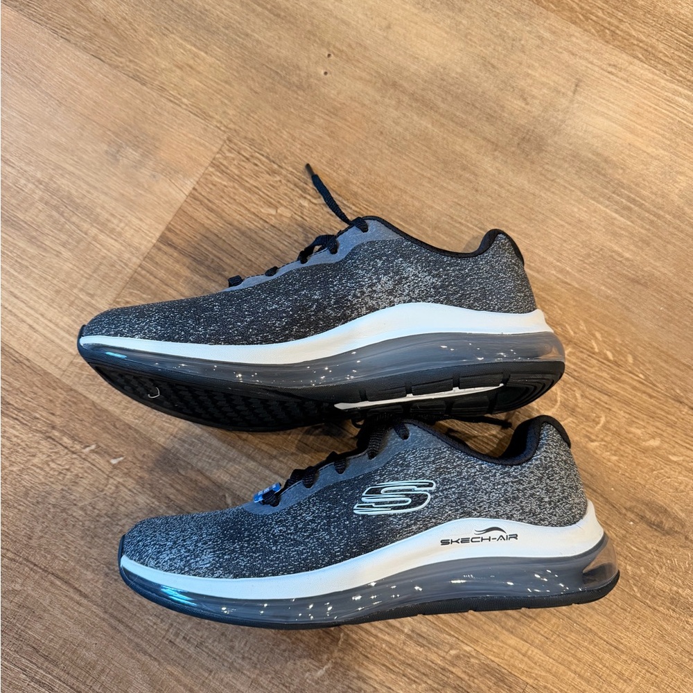 Skechers Black and Gray Sneakers